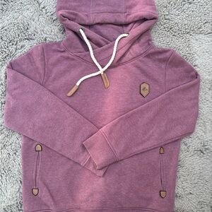 Purple Hoodie with Drawstring